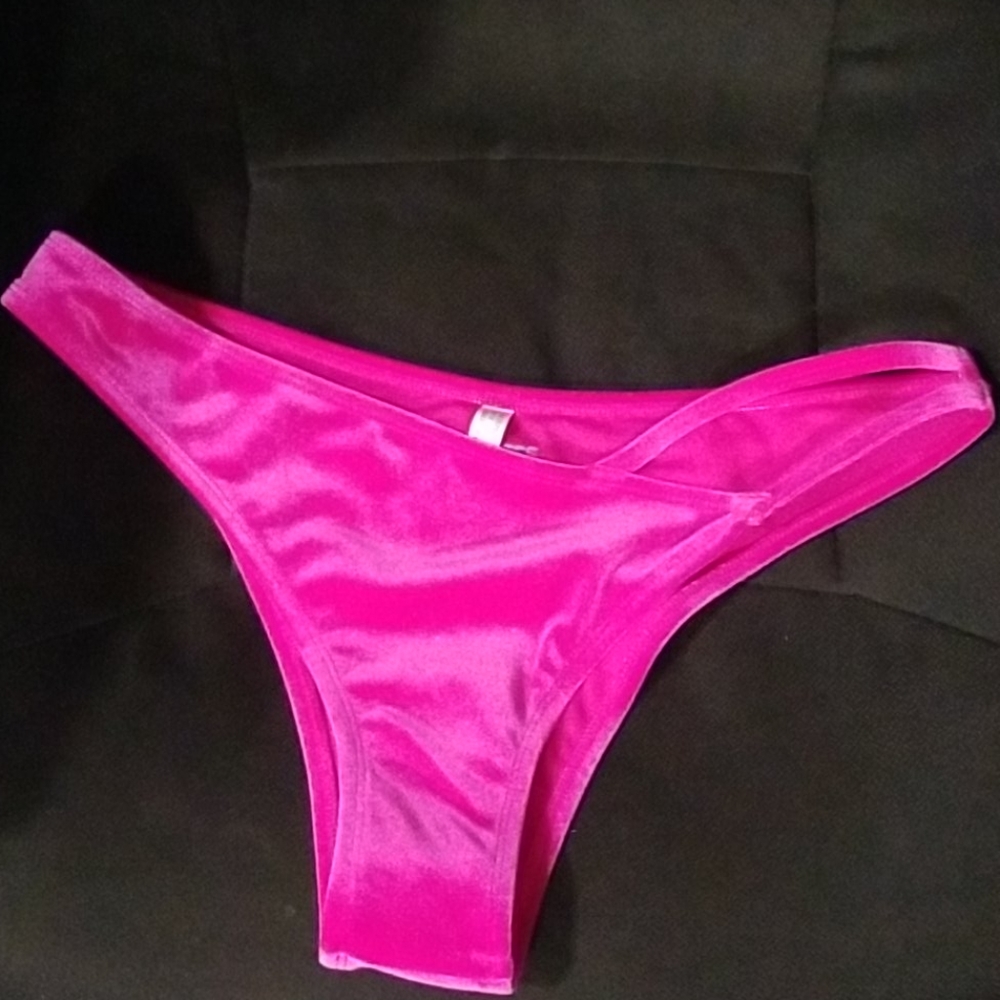 Express Velvet Pink Bathing Suit Bottoms